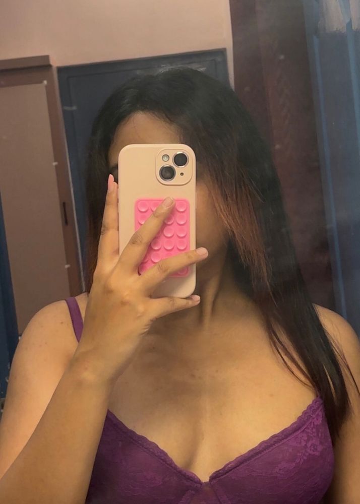 Purple Padded Bra (Wired)