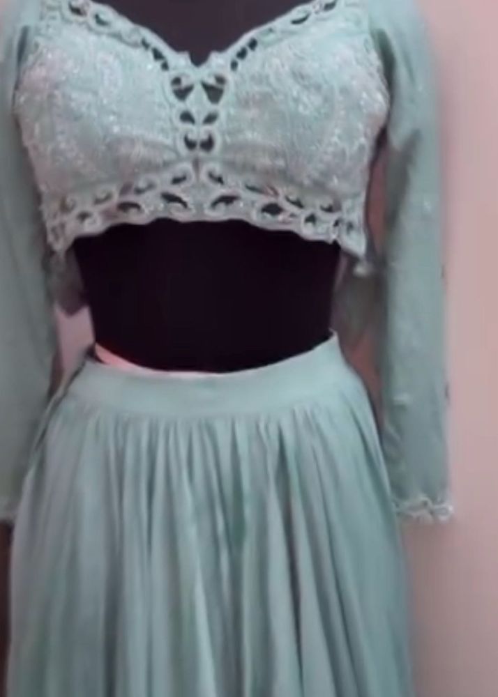 Mint Green Lehenga Choli