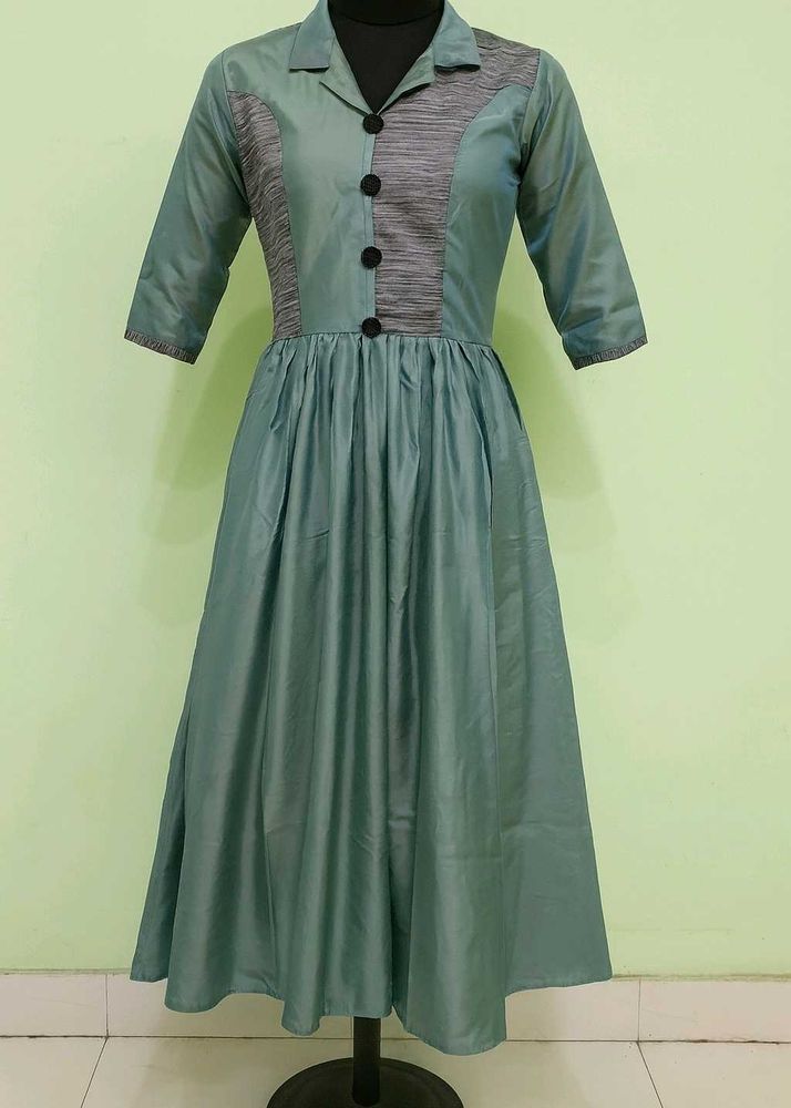 Elegant Green Midi Dress