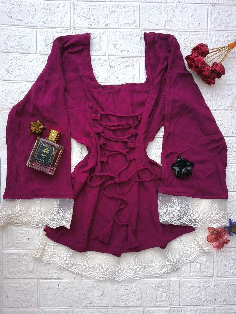 Corset Back Pinteresty Kurti🌸