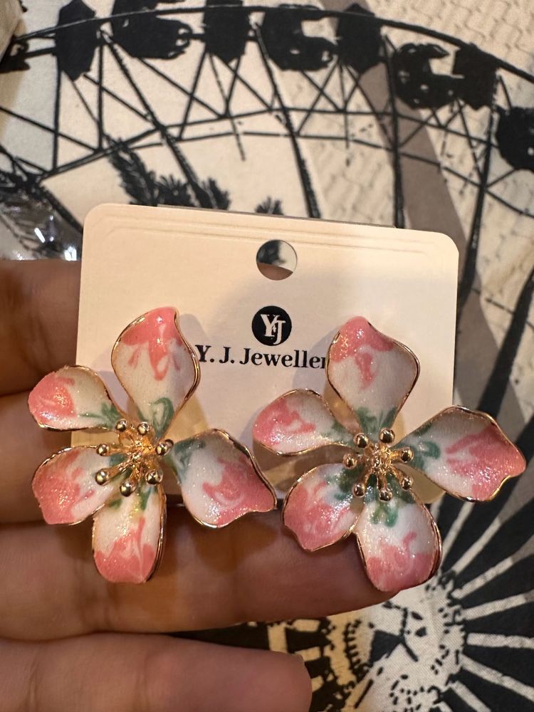 Floral Statement Earrings