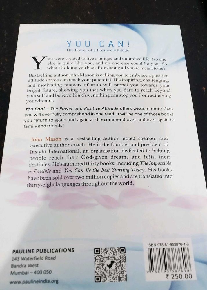 You Can! - The Power of a Positive Attitude