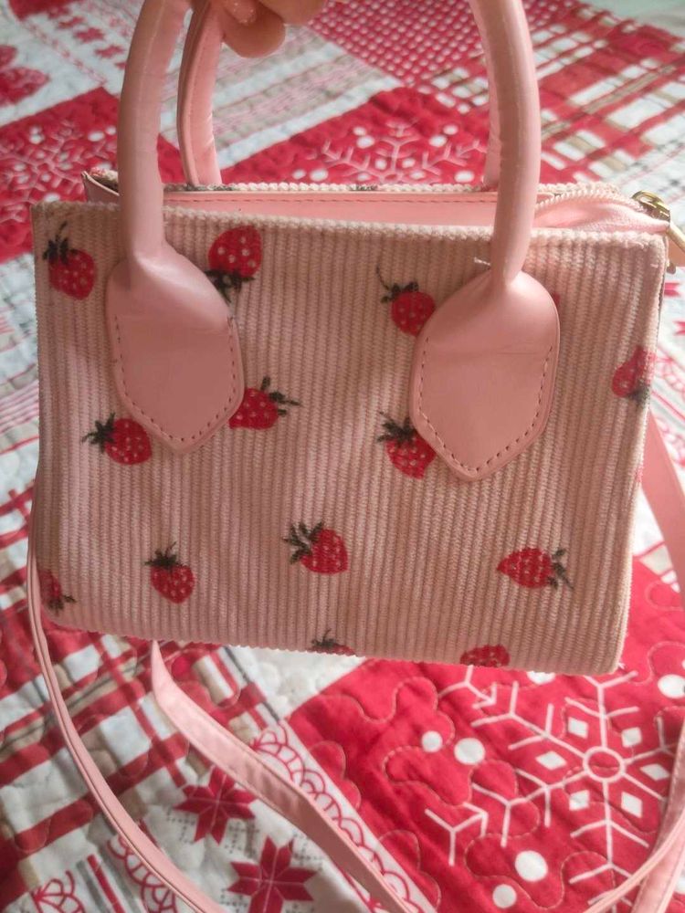 Pink Strawberry Bag