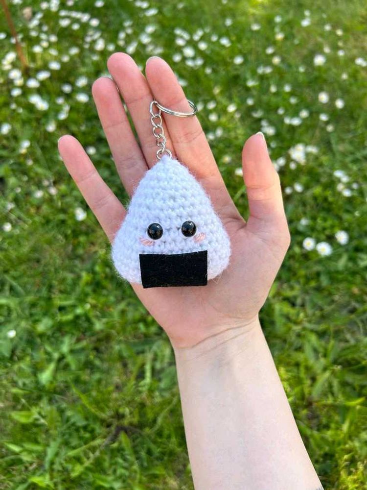 Cute Onigiri Keychain