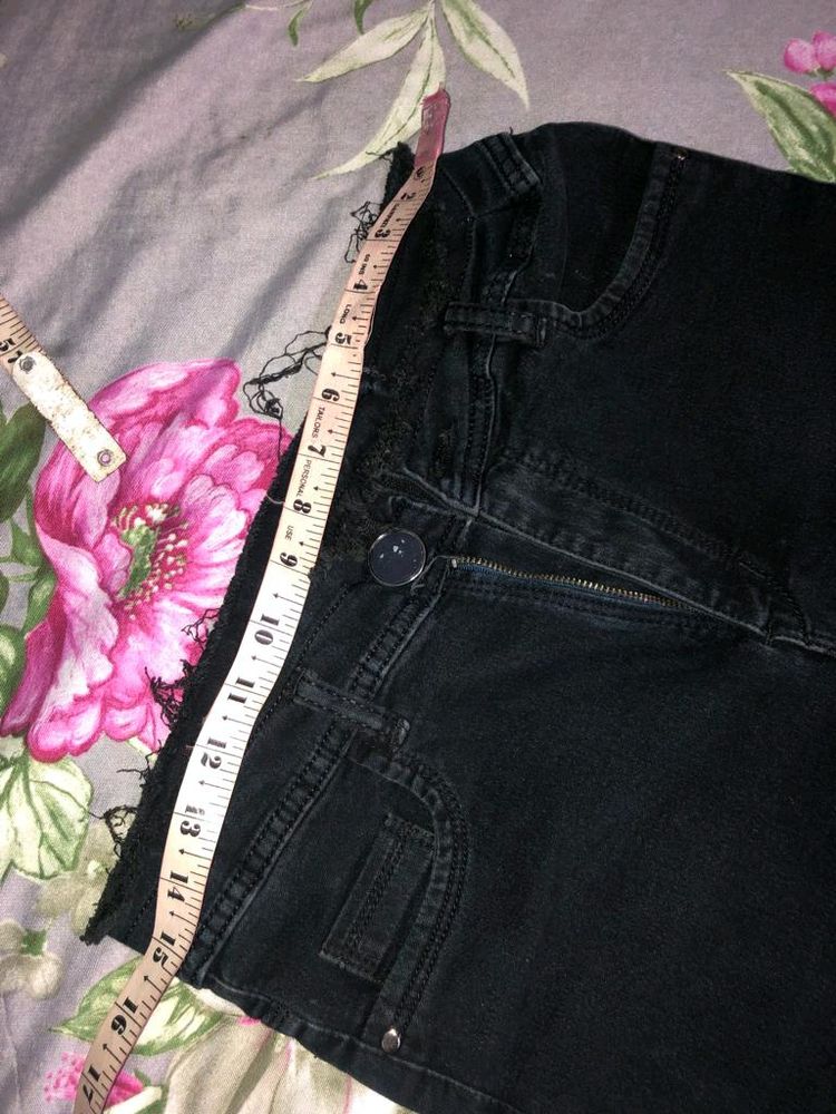 Black Straight Fit Jeans