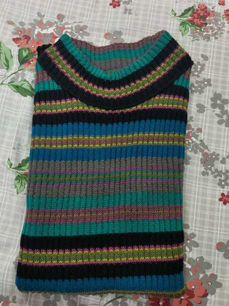 Striped Knit Sweater