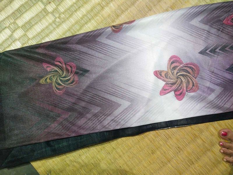 Elegant Floral Saree