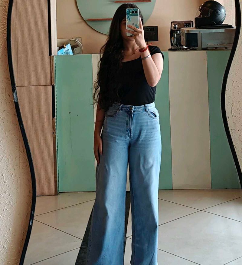 Light Wash Denim Jeans