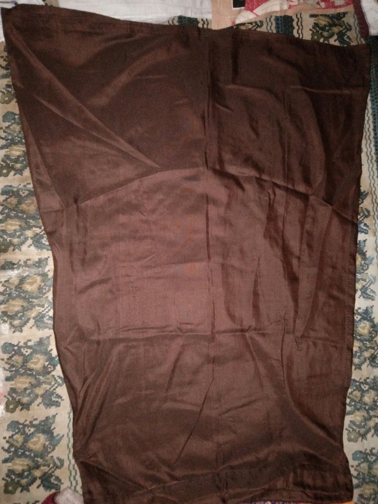 Silk Cloth  Petticoat Brown Color