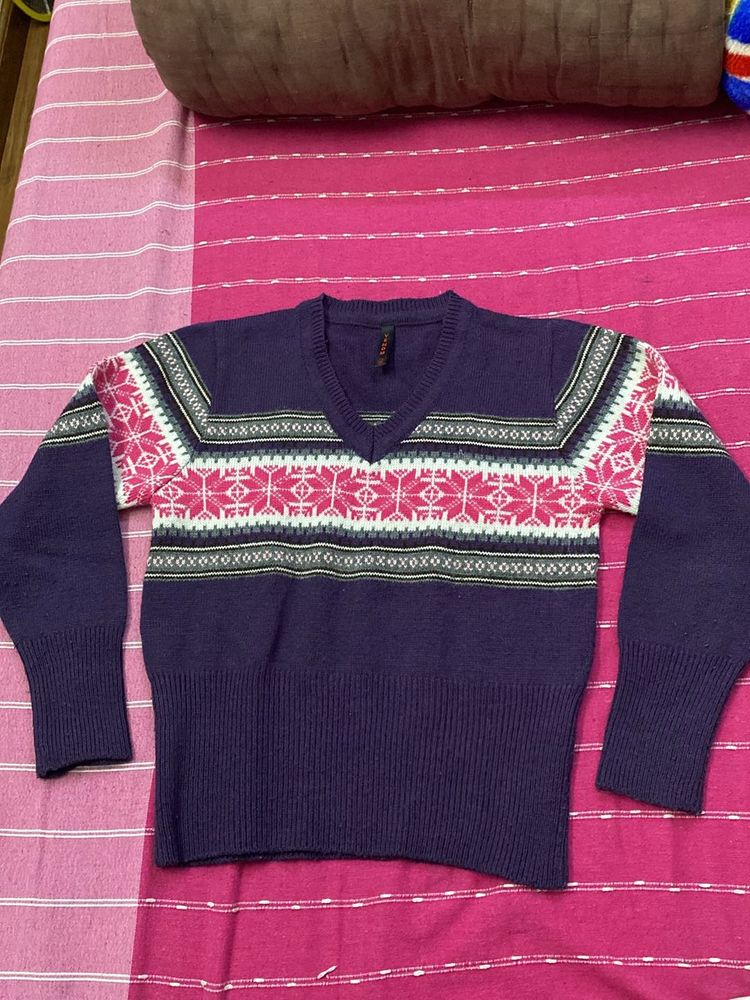 Purple Cute Sweater
