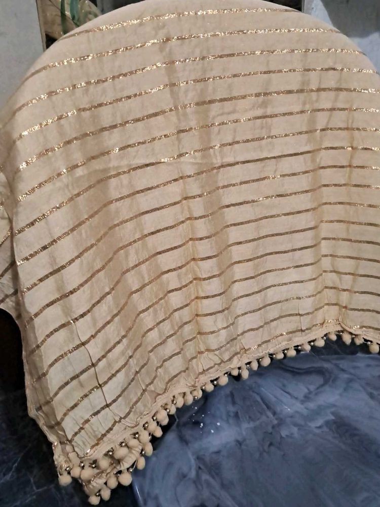 Golden Elegant Dupatta