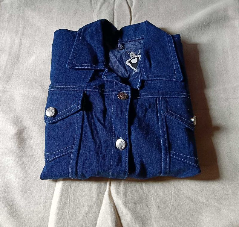 Denim Jacket 🧥Solid Fabric