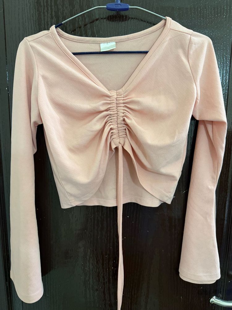 Pink Long Sleeve Top
