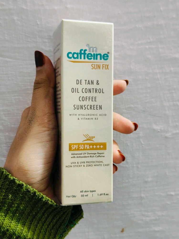 M CAFFEINE SUNSCREEN