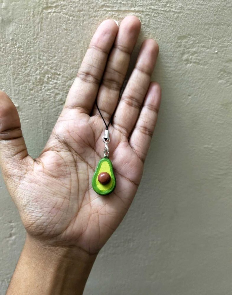 Avocado Clay Phone Charm 🥑