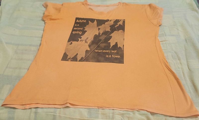 Peach Graphic Tee