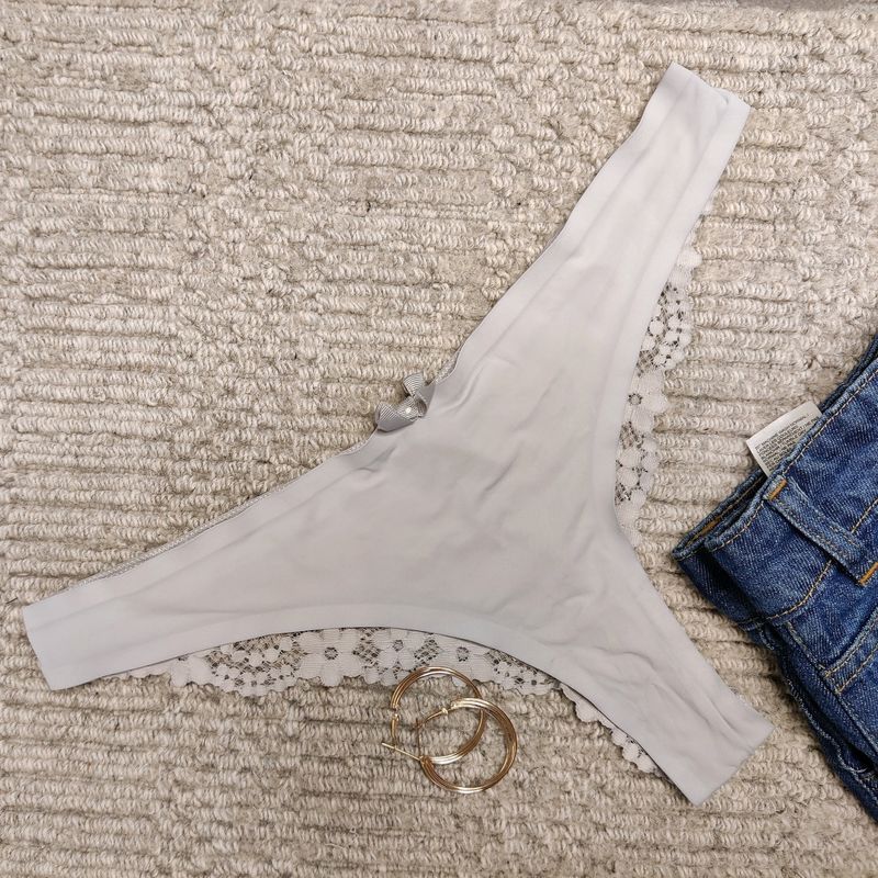 Beautiful Grey Lace Panty