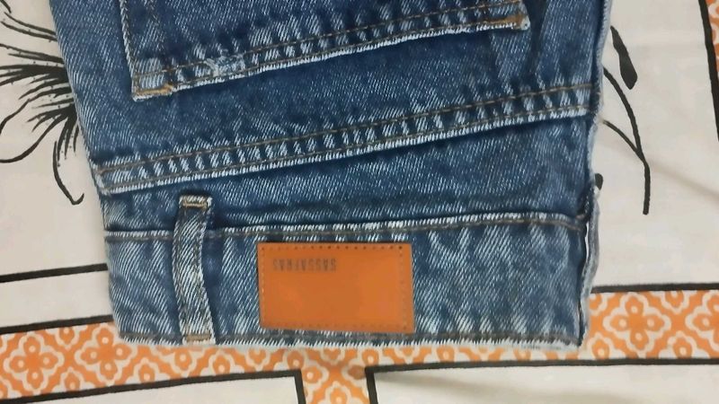 Trendy Blue Denim Jeans