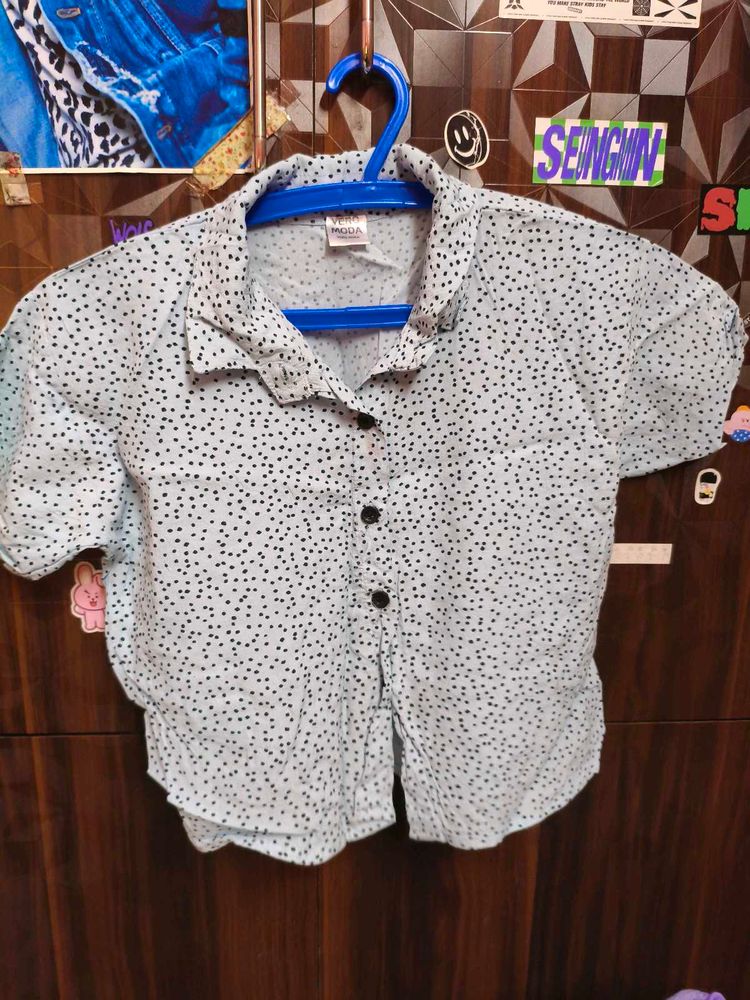 Y2k Polka Dot Top