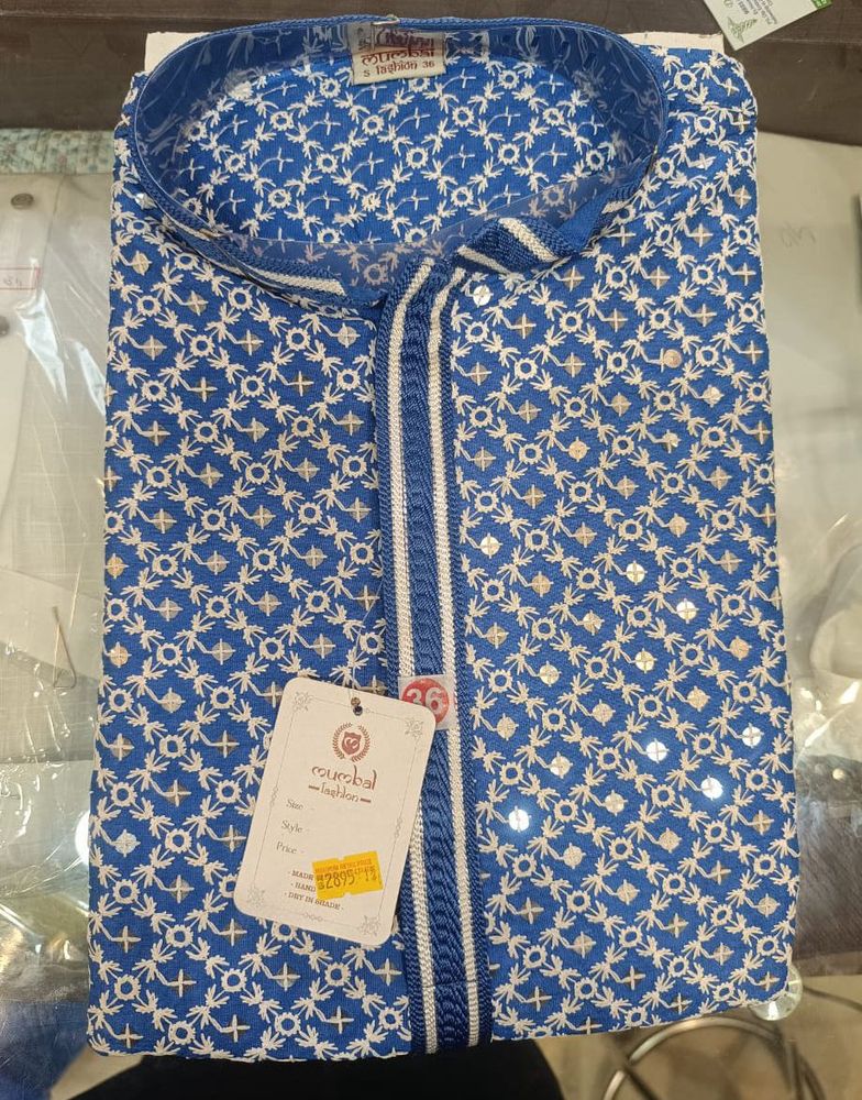 Stylish Blue Kurta Set