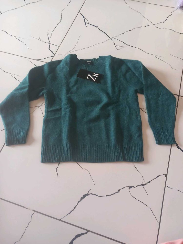 Green Knit Sweater