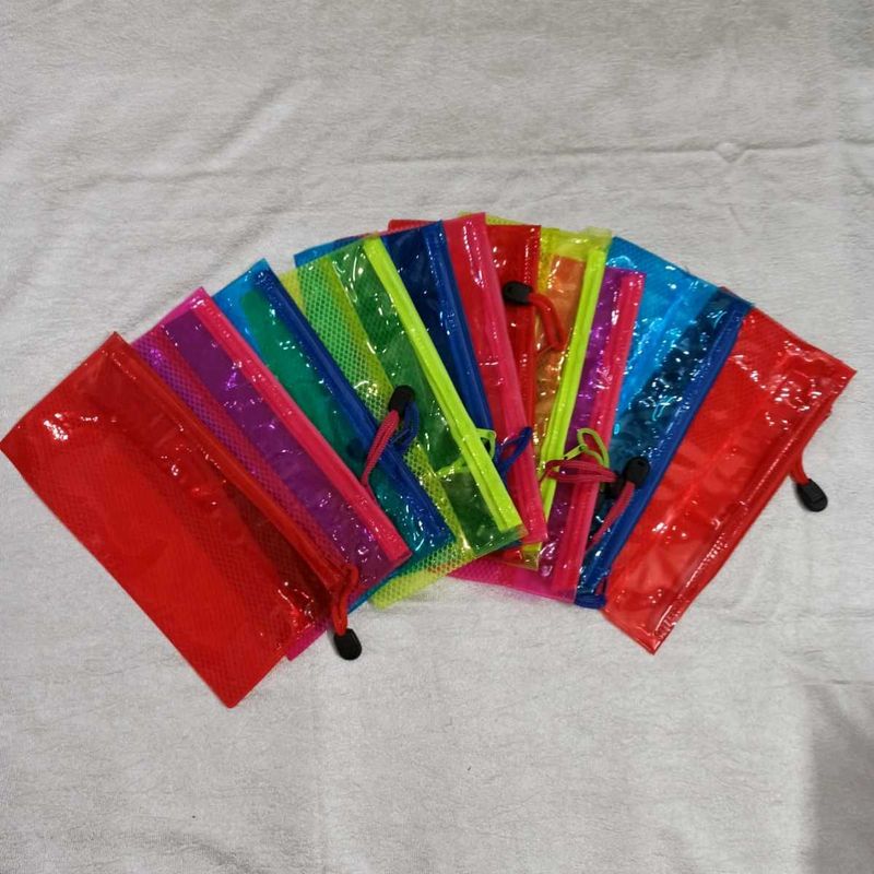 10 pcs Colorful Zipper Pouches