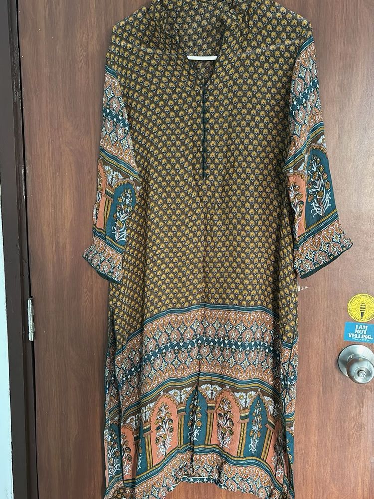 Vintage Patterned Kurta