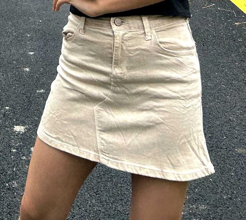 Corduroy Mini Skirt