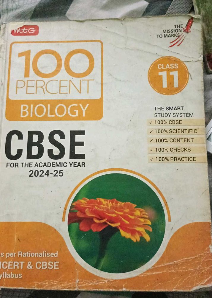MTG 100 Percent Biology CBSE Class 11
