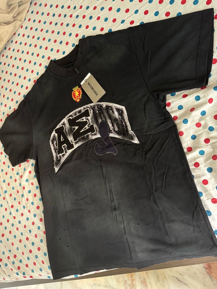 Balenciaga imported torn style t shirt