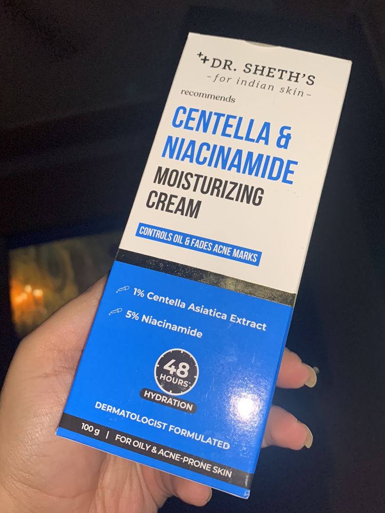 Dr Sheth Centella &amp; Niacinamide Moisturising Cream