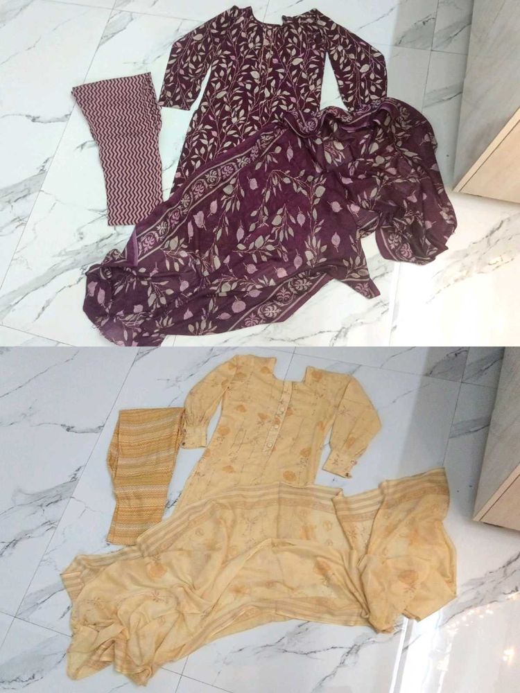 Combo Of 2 Elegant Kurta Set&#39;s