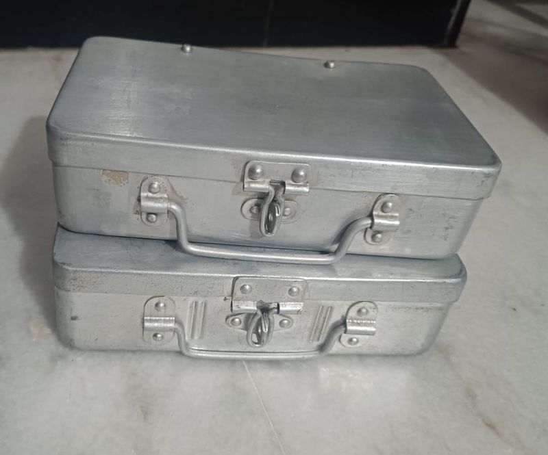 Metal Storage Boxes (Set of 2)