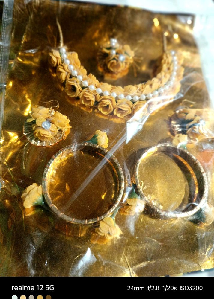 Haldi Mehndi Yellow Set