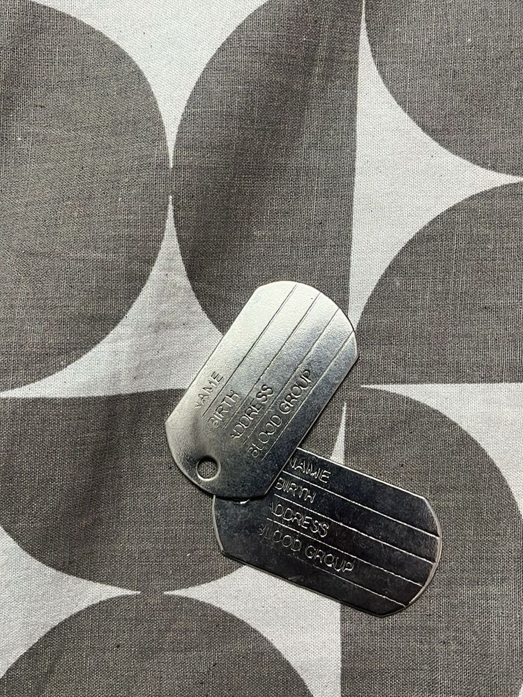 Vintage Military Dog Tags