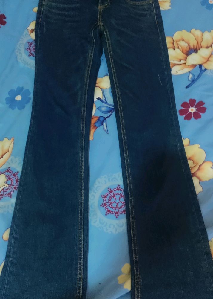 Jeans Boot Cut Jeans Low Waist Size 27 -28