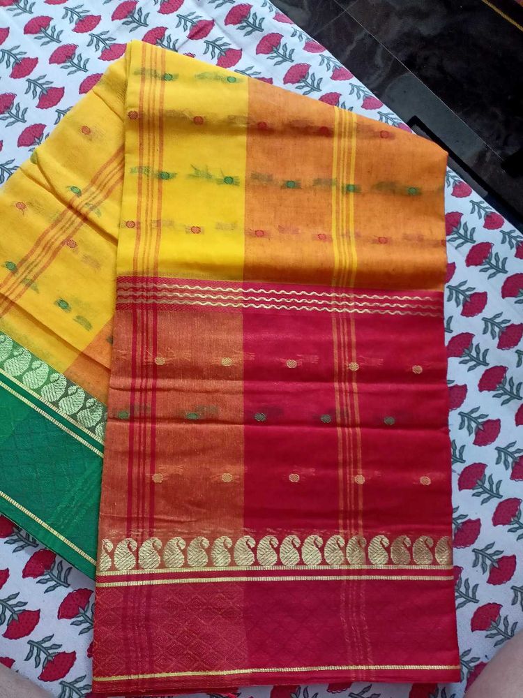 Gorgeous cotton Traditional Saree✨