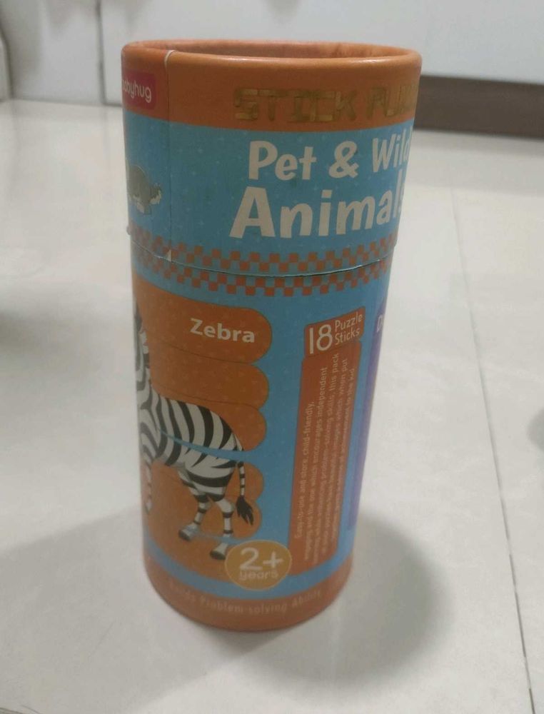Stick Puzzle: Pet &amp; Wild Animals
