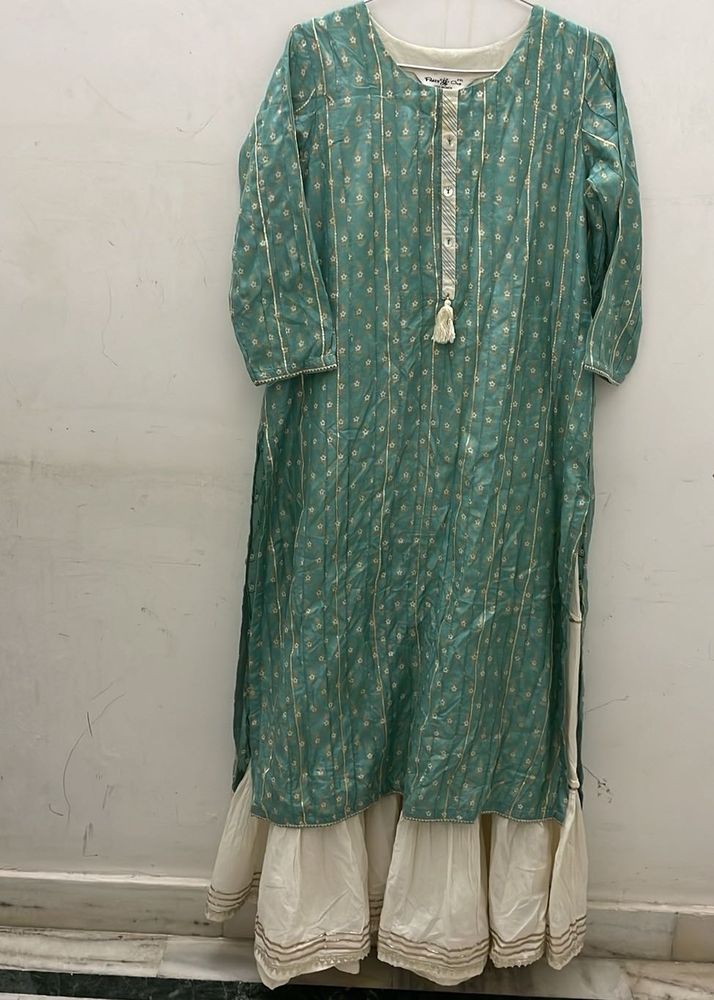 Women Flare Long Gown With Gotta Patti Work