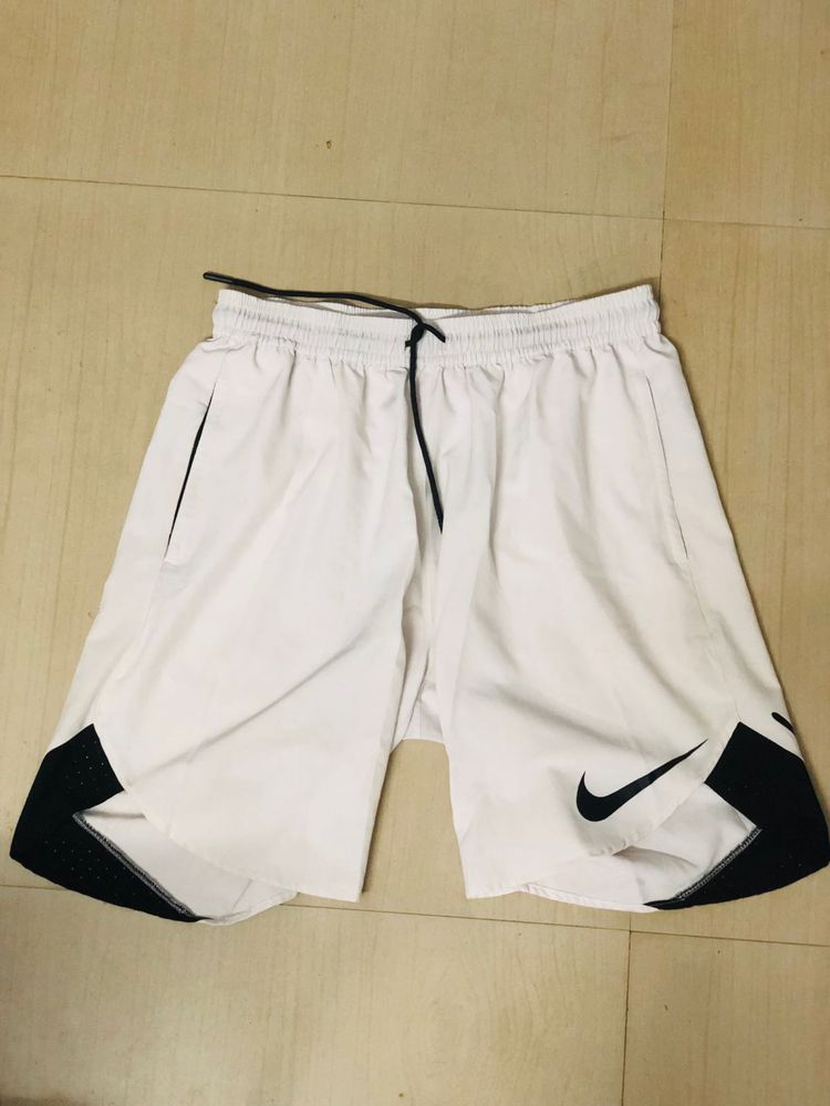 Nike Basketball Shorts - White &amp; Black