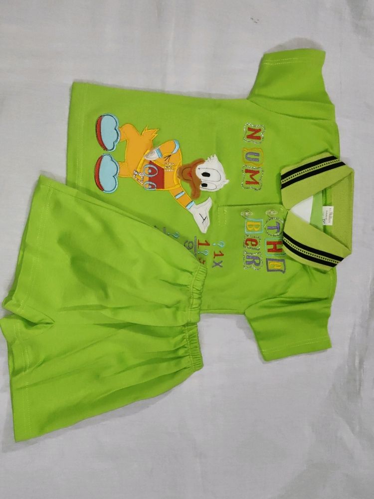 Baby Boy Tshirt And Pant Set