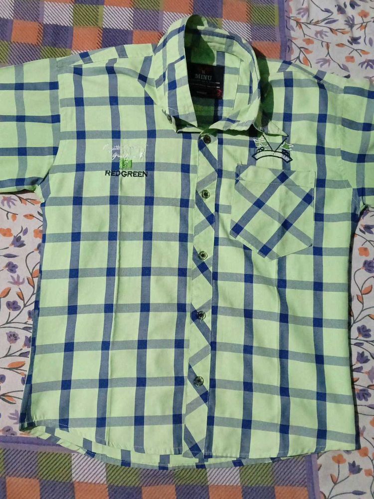 Boys&#39; Checked Casual Shirt
