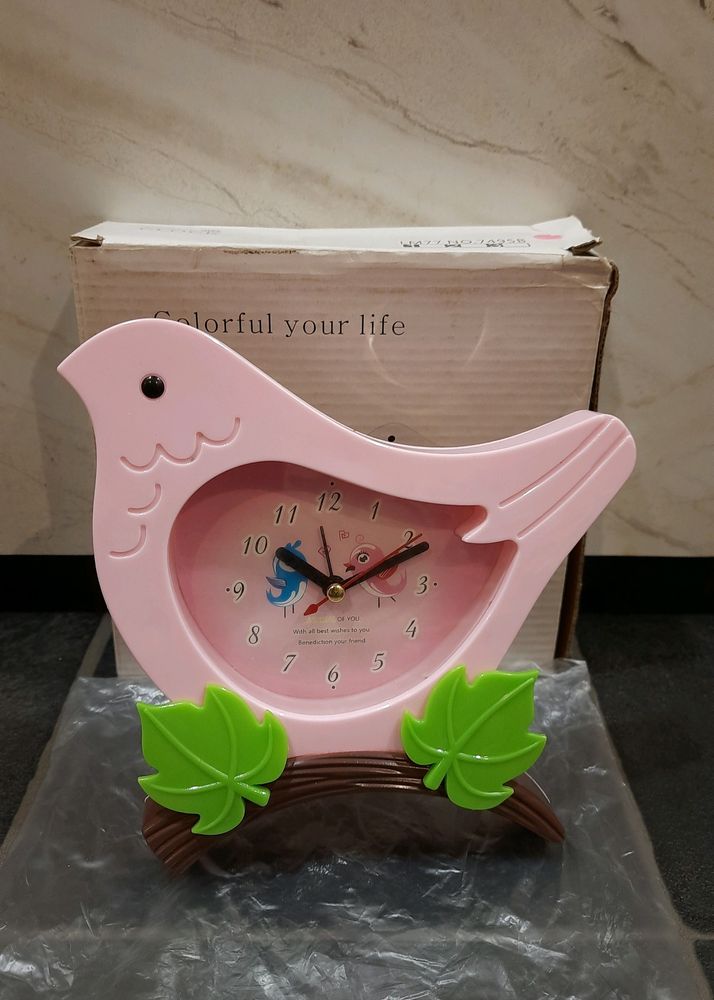 Bird Table Clock ⏰️  (39 ₹ Delhivery Charge Only)