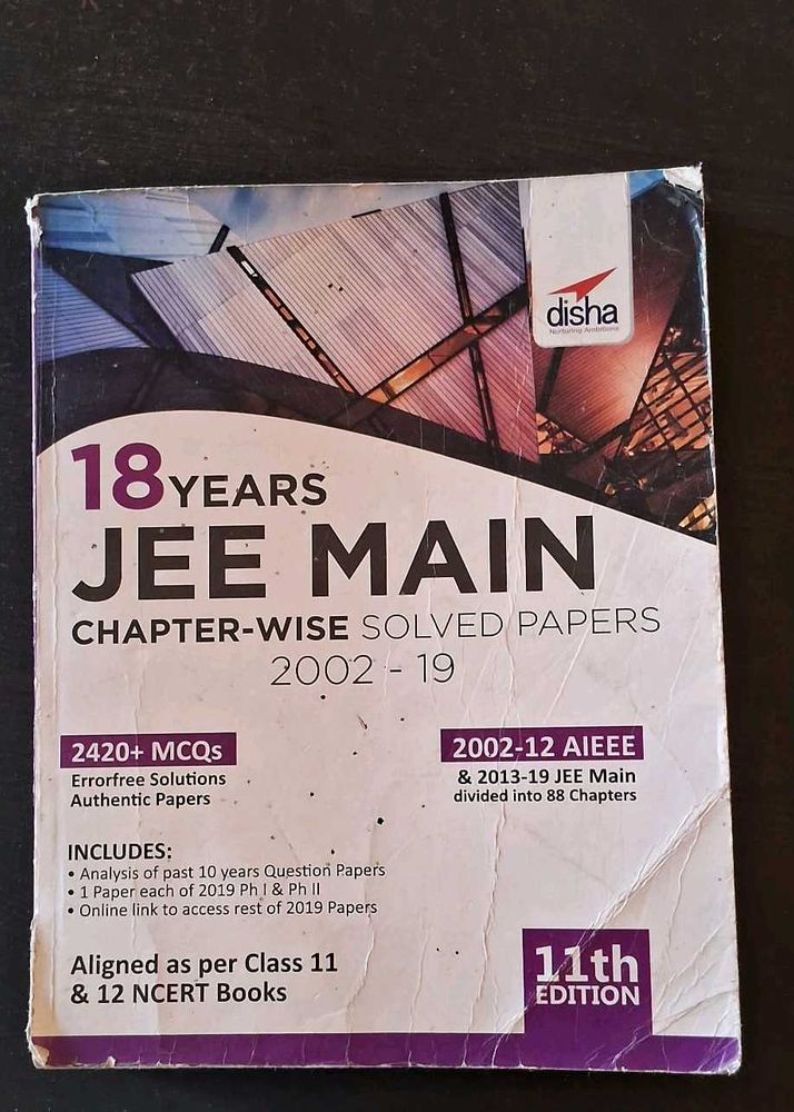 JEE Main Solved Papers 2002-2019