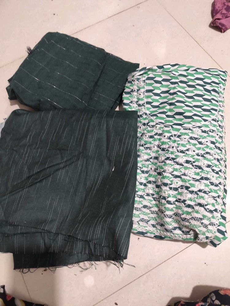 Full Set Cotton Dress Material Suit