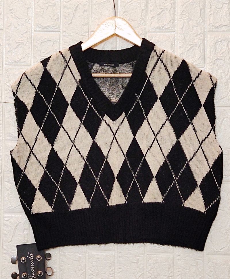 Korean Half Vest Sweater