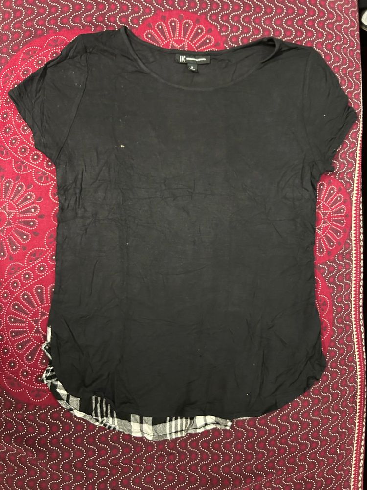 Black And White Women Tshirt