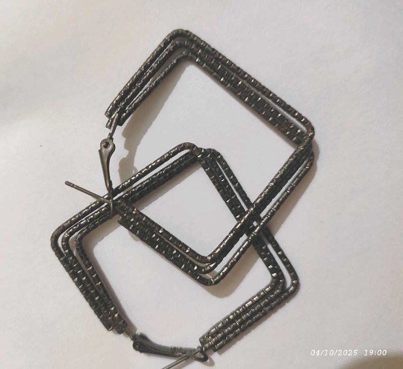 Square Hoop Earrings