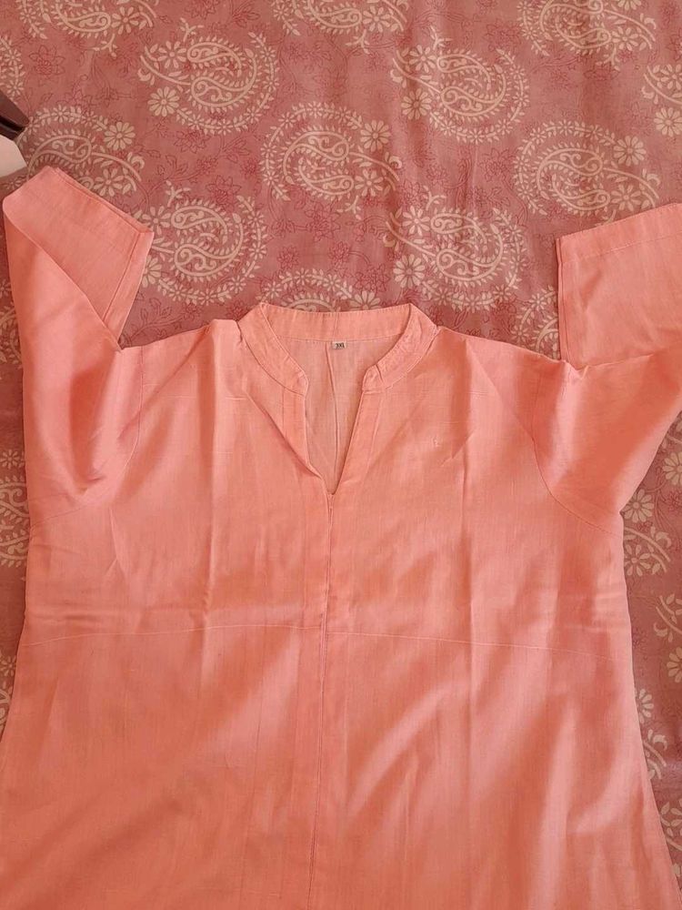 Peach Kurta