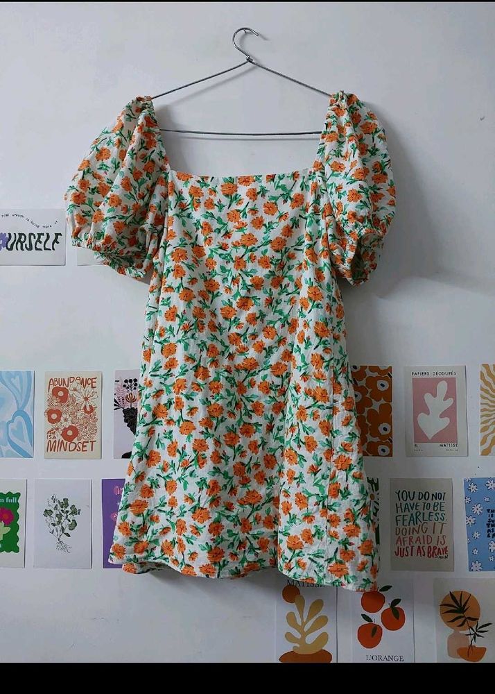 Floral Cottage Core Dress